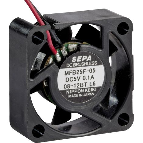 SEPA MFB25F05 Axiallüfter 5 V/DC 4.2 m³/h (L x B x H) 25 x 25 x 10 mm