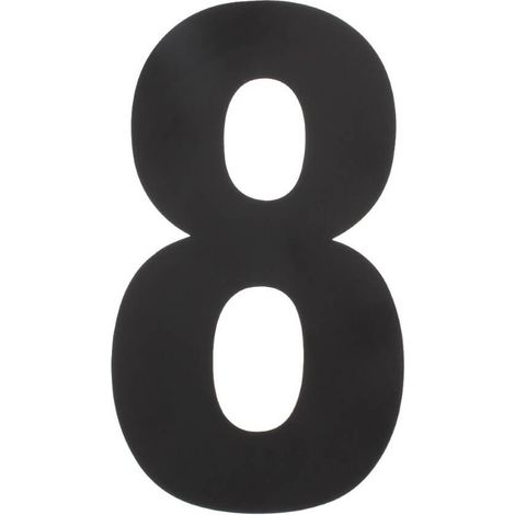 Maison numéro 8 XXL Numbra 50cm noir - 0023.402128