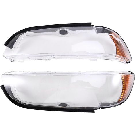 1 paire de coques de phares pour BMW Série 5 E39 (2000-2004) - Verre de phare (1/5)