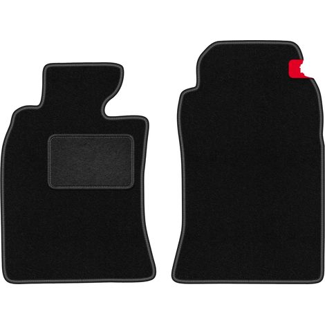 Alfombra de suelo, Luxe-Autour, diseño antideslizante, negro (1/5)