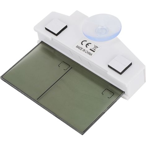Thermomètre-hygromètre électronique à ventouse avec écran LED/LCD pour voiture, aquarium et maison (1/5)