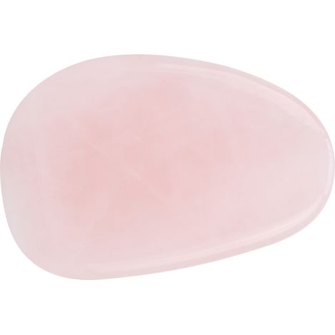 Planche de gua sha en quartz rose naturel, réduit les gonflements et raffermit la peau, outil de thérapie gua sha (1/5)