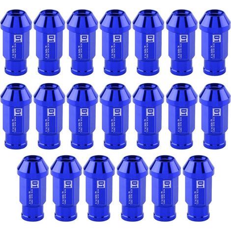 Rennrad-Aluminiummutter M12x1,5 Autoreifenschraube (Blau) (1/5)