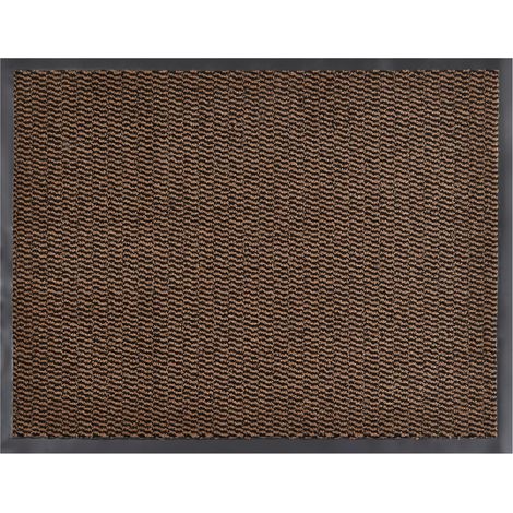 1 Paillasson Dos Antidérapant 100% Polyamide Intérieur Extérieur Caravane Garage 120x180cm Marron (1/5)