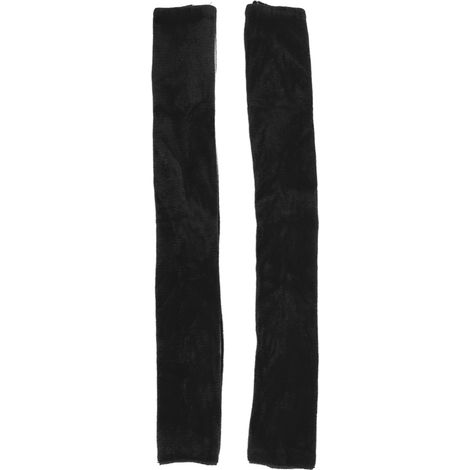 2PCS Housses de Protection pour Poignées de Réfrigérateur - Tissu Noir Lavable pour Lave-Vaisselle et Micro-Ondes (1/5)
