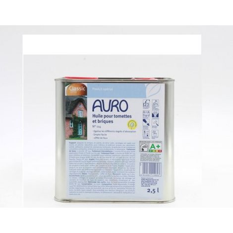Huile pour tomettes et briques n°114 AURO,