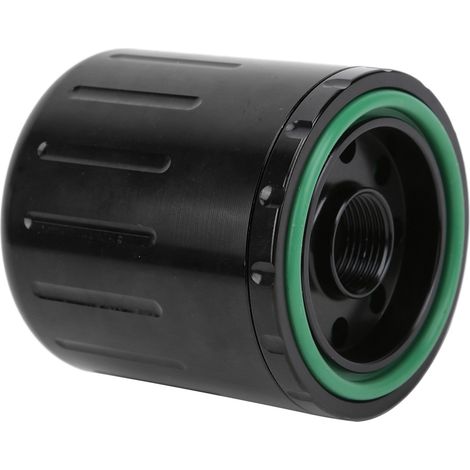 Filtre à huile à haut débit, filetage M20x1,5, aimanté, lavable et réutilisable, de rechange pour Honda, noir.