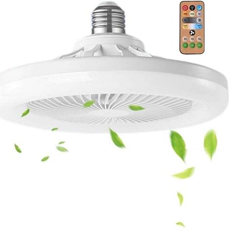 Ventilateur de plafond fermé ACKERMAN avec lumière pour petites pièces (1/4)