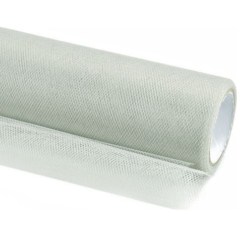 Tul liso, gris, 30 cm x 9 m, 1 unidad. (1/4)