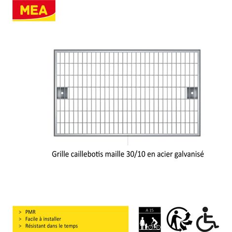 Accessoires Grille courette M30/10 + Fixation (1/4)