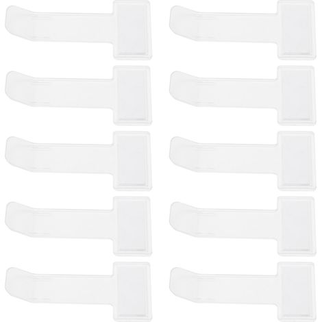 10 Pièces Porte-Ticket de Stationnement Transparent pour Pare-brise, Dossier à Pince pour Permis et Factures (1/5)