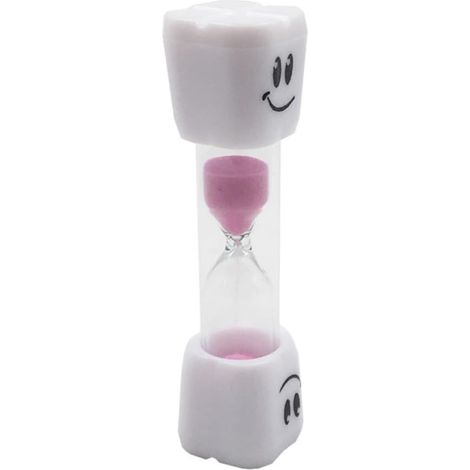 Sablier Minuteur pour Brosse à Dents Garçon et Filles 3 Rose (1/5)
