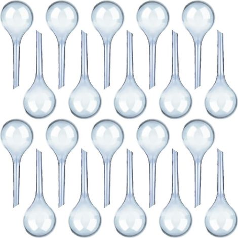 Set di 12 sfere per l'irrigazione automatica delle piante, realizzate in PVC. (1/4)