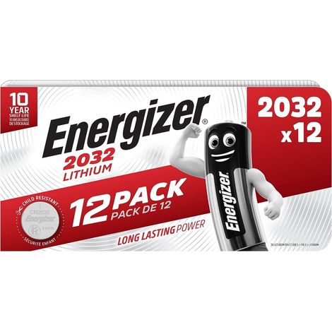 .Energizer CR2032 Blister de 12 piles.
.