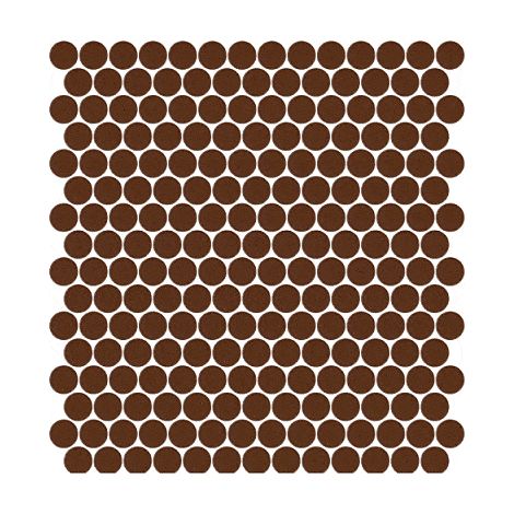 Mosaïque pâte de verre UNICOLOR ROND Ø2.3cm - - Boîte de 1 m2voir nuancier, beaucoup de couleurs sont disponibles)