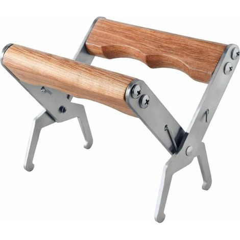 Clip per telaio dell'arnia con manico in legno, accessori per utensili per apicoltori da giardino (2 pezzi) (1/4)