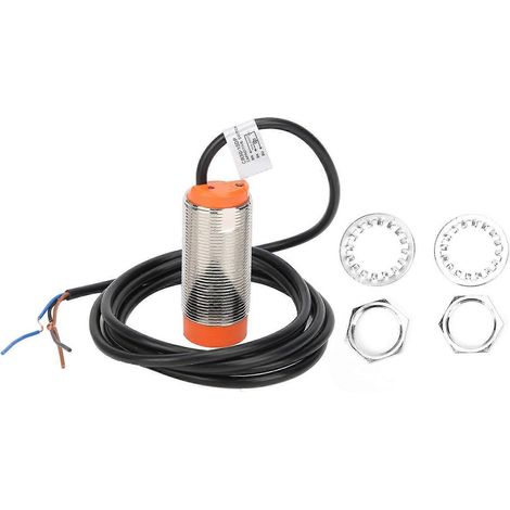 BERM Näherungsschalter, zylindrischer, normalerweise offener Sensor mit 1,2 m Kabel, 10–30 V DC, 15 DP (1/4)