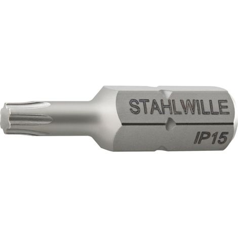 Stahlwille Bit-Schraubendrehereinsatz Außen-6kant C 6,3mm L.25mm Nr. 1440 IP 10 (1/3)