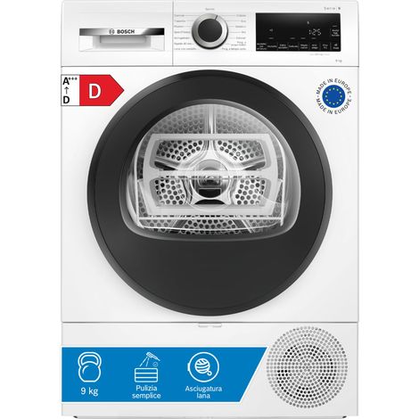 Bosch Avantixx 6 WQG24201IT Serie 6 Asciugatrice a pompa di calore 9 kg Bianco