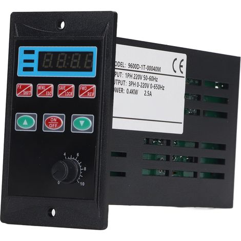 400-W-Frequenzumrichter, Einphasen-220-V-auf-Dreiphasen-0-220-V-Wandler, Drehzahlregler für Wasserpumpen, kompakter 1PH/3PH-Wechselrichter (1/5)