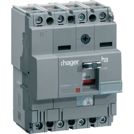 Disj.x160 4P 40kA 100A - APPAREILLAGE DE TETE HAGER HNA101H