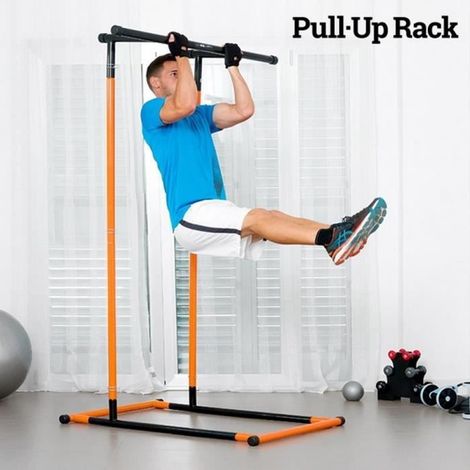 Appareil de musculation - Pull·Up Rack - Multi-positions - Noir - Pour adultes - 110kg max (1/4)