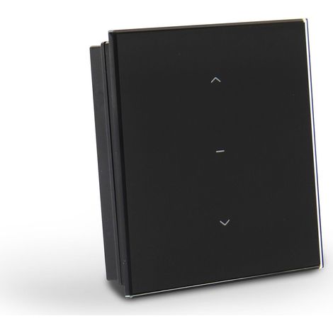 Control remoto de pared táctil negro 005204 motores de radio AvosDim