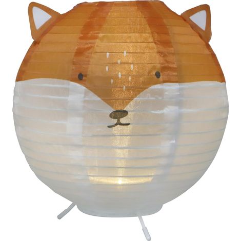 Lampe de Table Décorative Pliable en Tissu Renard, Bureau (1/5)