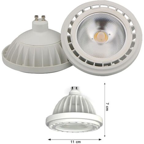 Led Lampada Faretto Cob Gu10 20w Ar111 1800lumen Calda Color (1/5)