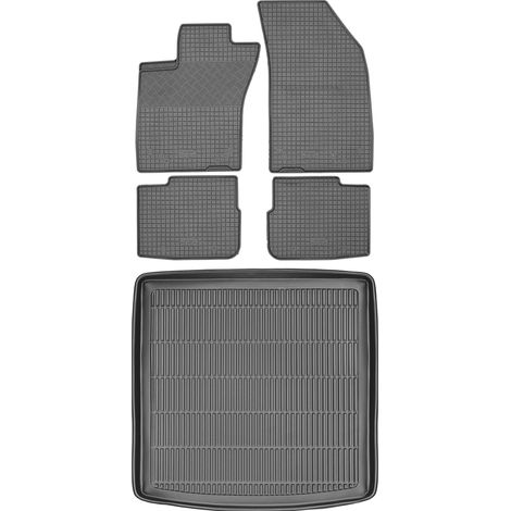 Fiat Tipo Kombi a partir de 2016 SET - Alfombrillas de goma para coche + alfombrilla para maletero (1/5)