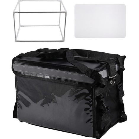 Sac isotherme de 32 L pour moto, étanche et épais, avec compartiment pour plats à emporter, sac à dos réfrigéré et réfrigérateur de camping. (1/5)