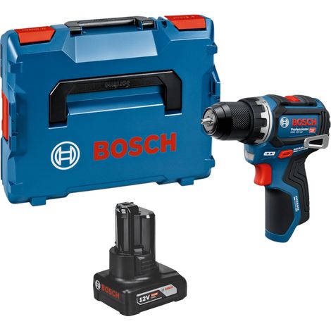 Trapano avvitatore a batteria Bosch GSR 12V-32 Professional 12 V 32 Nm Brushless + 1x batteria da 6,0 Ah + L-boxx - senza caricabatterie (1/5)
