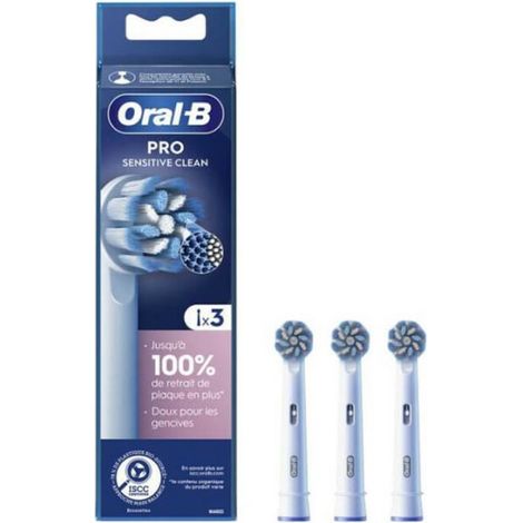 Oral-B Pro Sensitive Clean Toothbrush Heads. 3-Pack