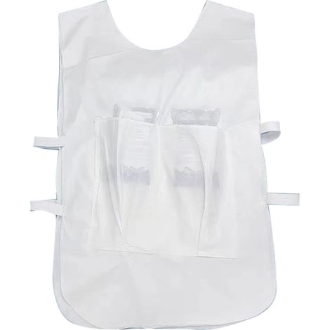 Gilet Refroidissant - 4 Poches À Glaçons - Imperméable Et Respirant - Pour Travail Extérieur Été - Taille Unique (1/5)