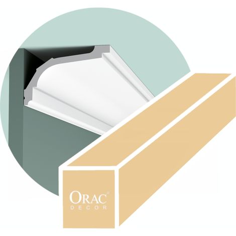 Cornisa Clásica - Orac Decor - L200xP11,6xH7,6cm - Paquete de 4 metros - C220
