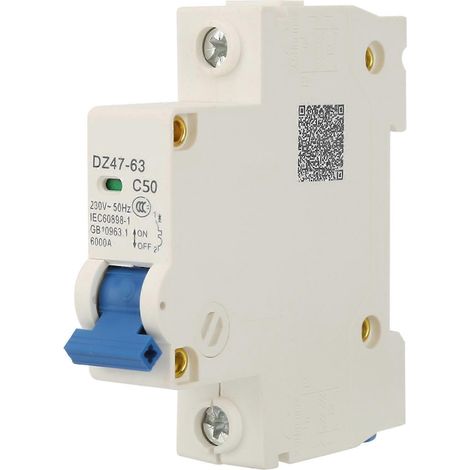 230VAC DZ4763 Interrupteur de coupure miniature unipolaire (50A) (1/4)