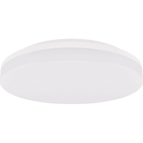 Luminaria blanca hermética de 18 W y 4000 K con protección IP55, modelo major Ideus 03742. (1/2)