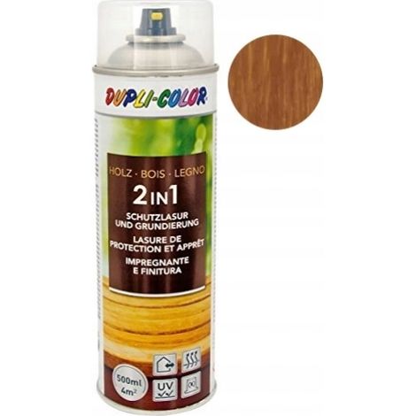 Vernis teinté en spray 500 ml, teinte teck (1/4)