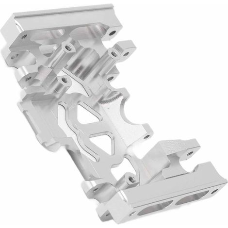 Mittelgroße Chassis-Unterfahrschutzplatte aus Aluminiumlegierung für das Getriebe des TRAXXAS TRX4 1/10 RC Crawlers (1/5)
