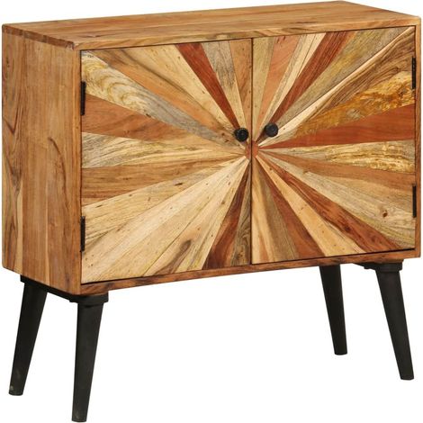 Buffet credenza mobiletto consolle mobile contenitore legno massello di mango 85 cm 4402217