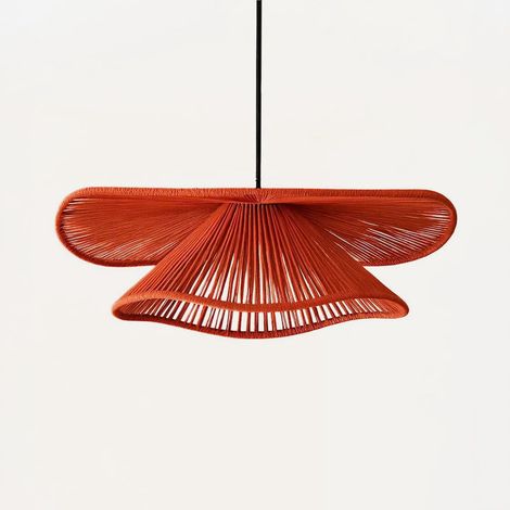 Suspension luminaire avec abat-jour en macramé Caligo (1/4)