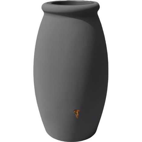 Récupérateur d'eau de pluie 1000 L – Jarre rotomoulée anthracite – Pour espaces extérieurs – Résistant aux UV et aux chocs – Bellijardin (1/3)