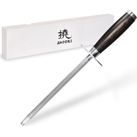 Shiori 撓 Tsugi moussak/acciaio ad alto tenore di carbonio per affilare i coltelli (1/4)