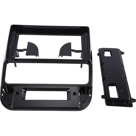 Façade d'autoradio 9 pouces pour PEUGEOT 406 99-04, cache adaptateur de façade (noir) (1/5)