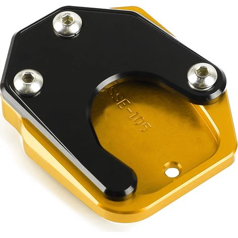 (Or et noir) Compatible avec les modèles Honda CBR650R, CB300R, CB500R, CBR650F, CBR600RR et CB150R : béquille latérale, extension et support (maxpower) (1/4)