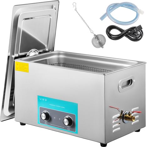 Nettoyeur Ultrasonique 30L avec Chauffage et Minuteur pour Bijoux, Lunettes, Bagues, Dentiers et Instruments de Musique (1/5)