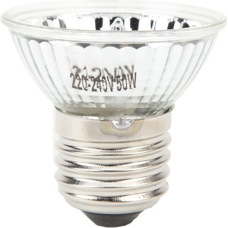 UVB-Wärmelampe für Reptilien, 50-W-Vollspektrumlampe für Amphibien, warmes Licht, 220–240 V, energiesparend.