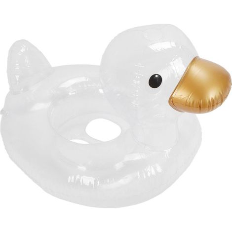 Bouée Canard Transparent Sécurisée Épaisse pour Bébé, Flotteur Piscine Activités Nautiques (1/5)