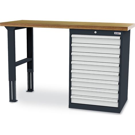 WS24 Reihenwerkbank B x T x H 1.500 x 600 x 960 mm - WS24-100202