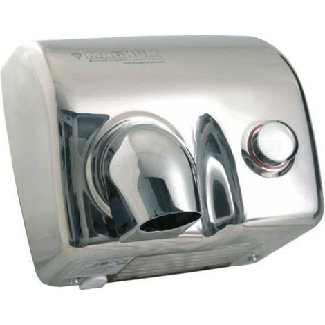 Fumagalli Magnum MG88P LEM 250 Cromato Lucido Asciugamani elettrico a Pulsante Cromo Lucido
